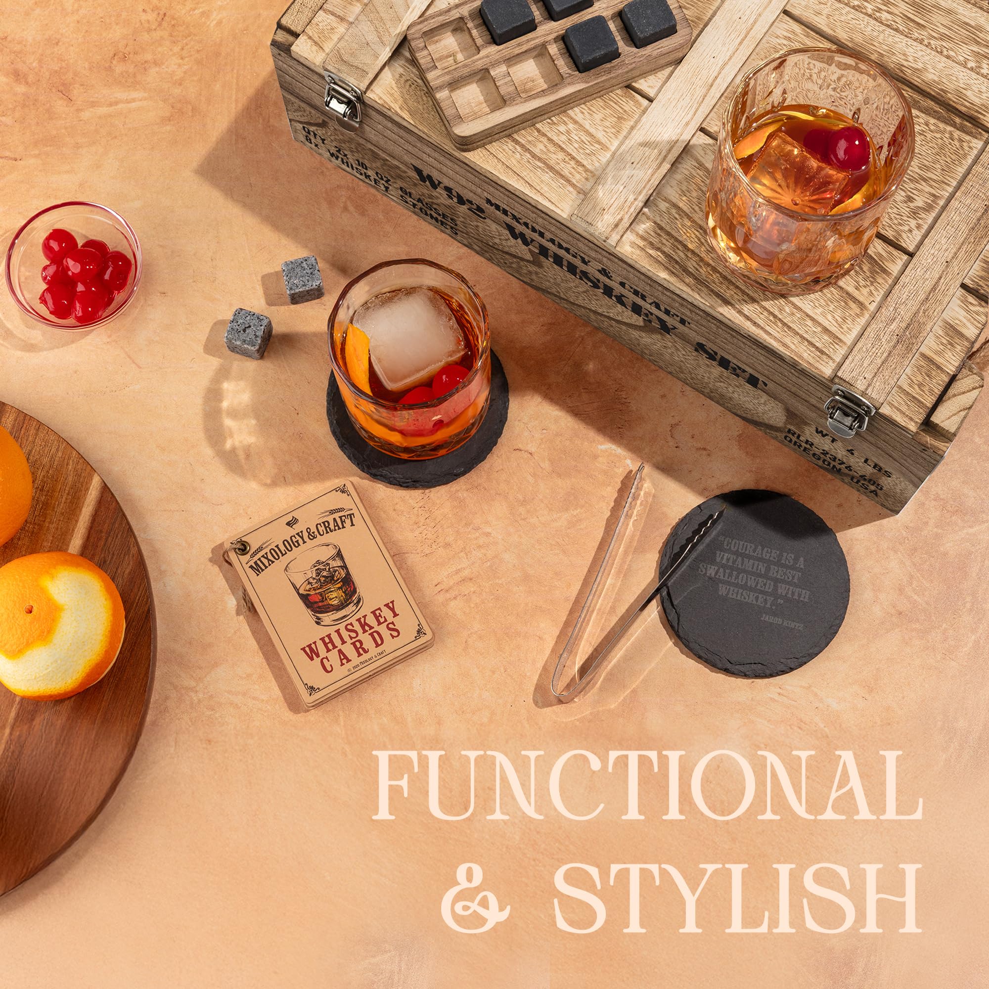 Mixology & Craft: vasos de whisky de cristal 10oz para acabado premium