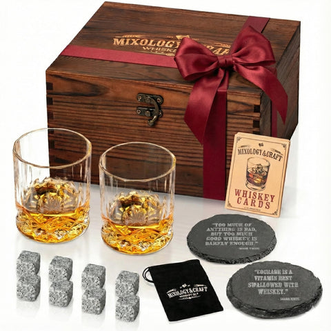 Vasos Mixology & Craft de whiskey cristal 10oz, ideal para degustación elegante.