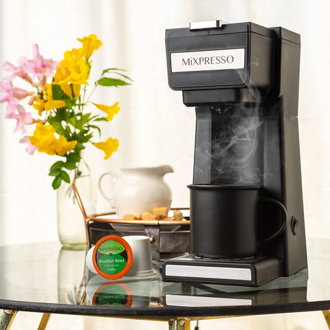 Mixpresso cafetera con apagado automático para seguridad