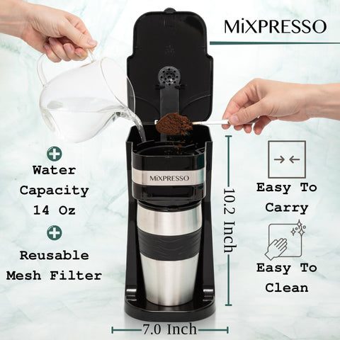 Mixpresso cafetera limpieza facil, mantenimiento rápido tras cada uso.