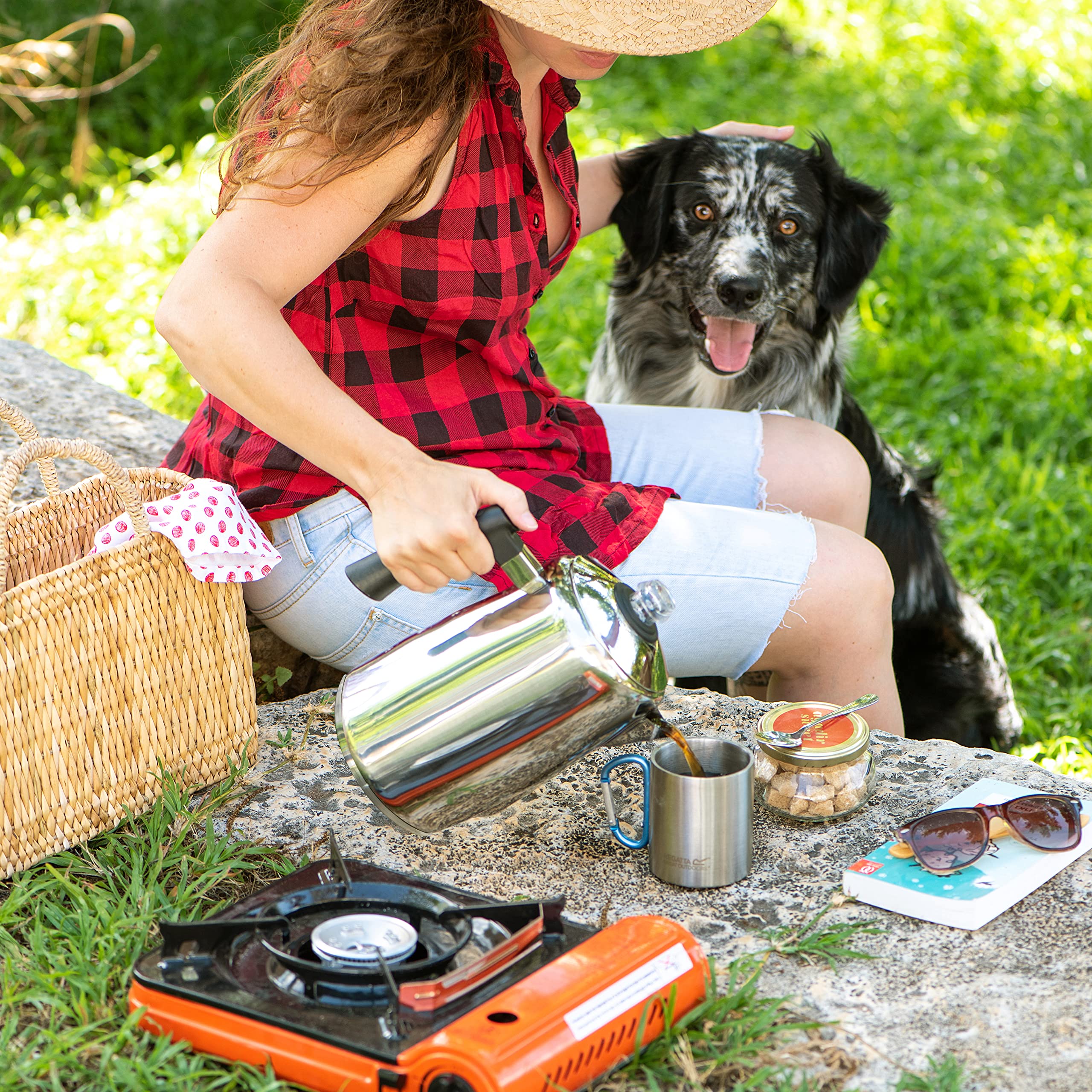 Mixpresso para uso en campo, perfecta para mañanas de camping y energía.