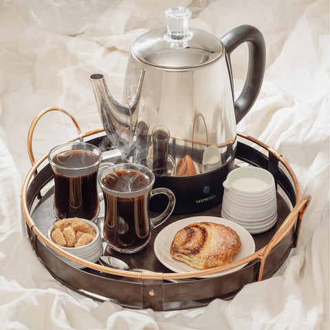 Mixpresso cafetera percoladora con diseño elegante y acabado moderno