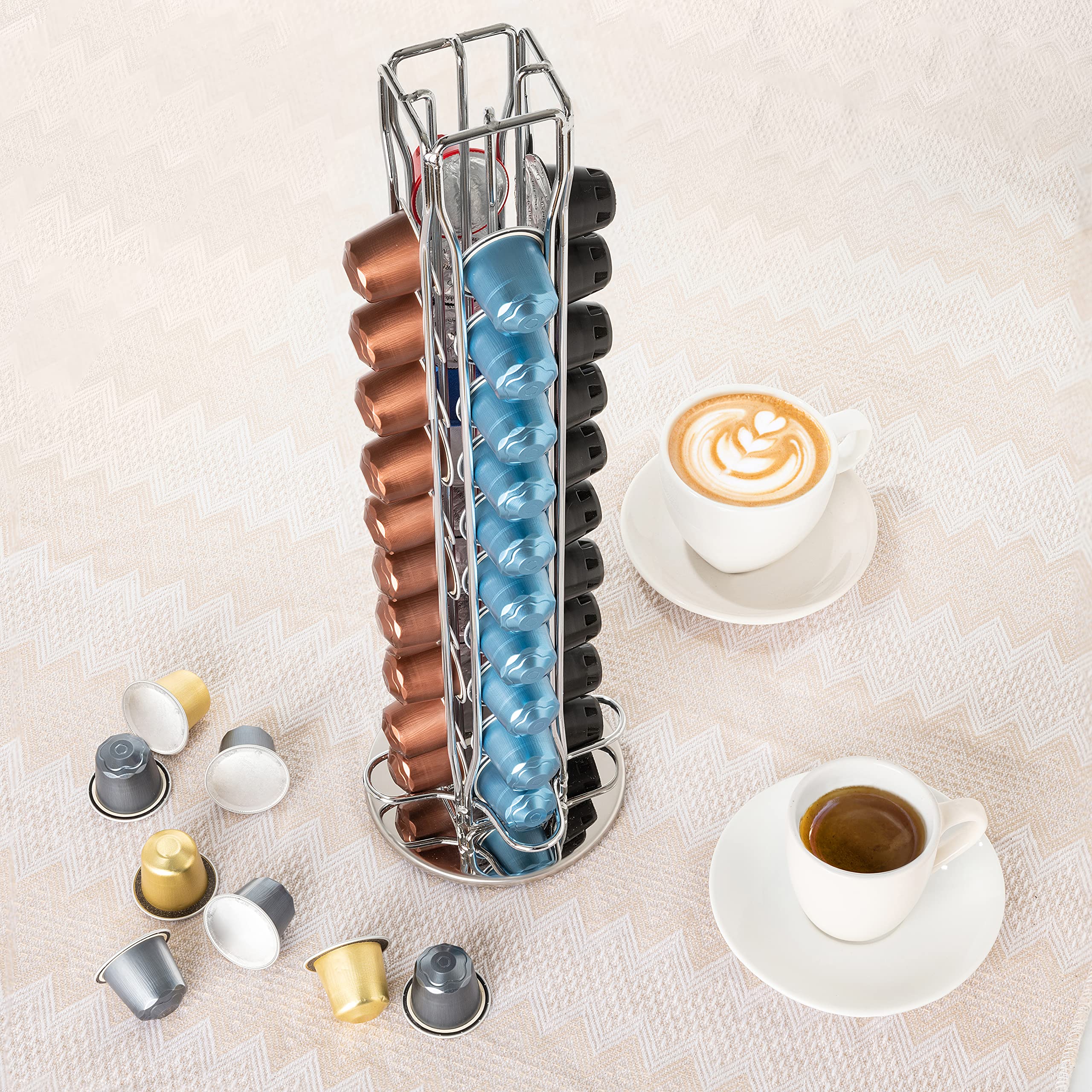 Compatible con cápsulas Mixpresso y cápsulas Nespresso originales.