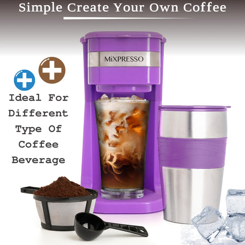 Diseño compacto de Mixpresso para encimera y escritorio sin ocupar mucho espacio
