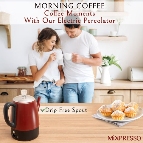 Mixpresso Percoladora 4 tazas, mantiene caliente para disfrutar varias tazas
