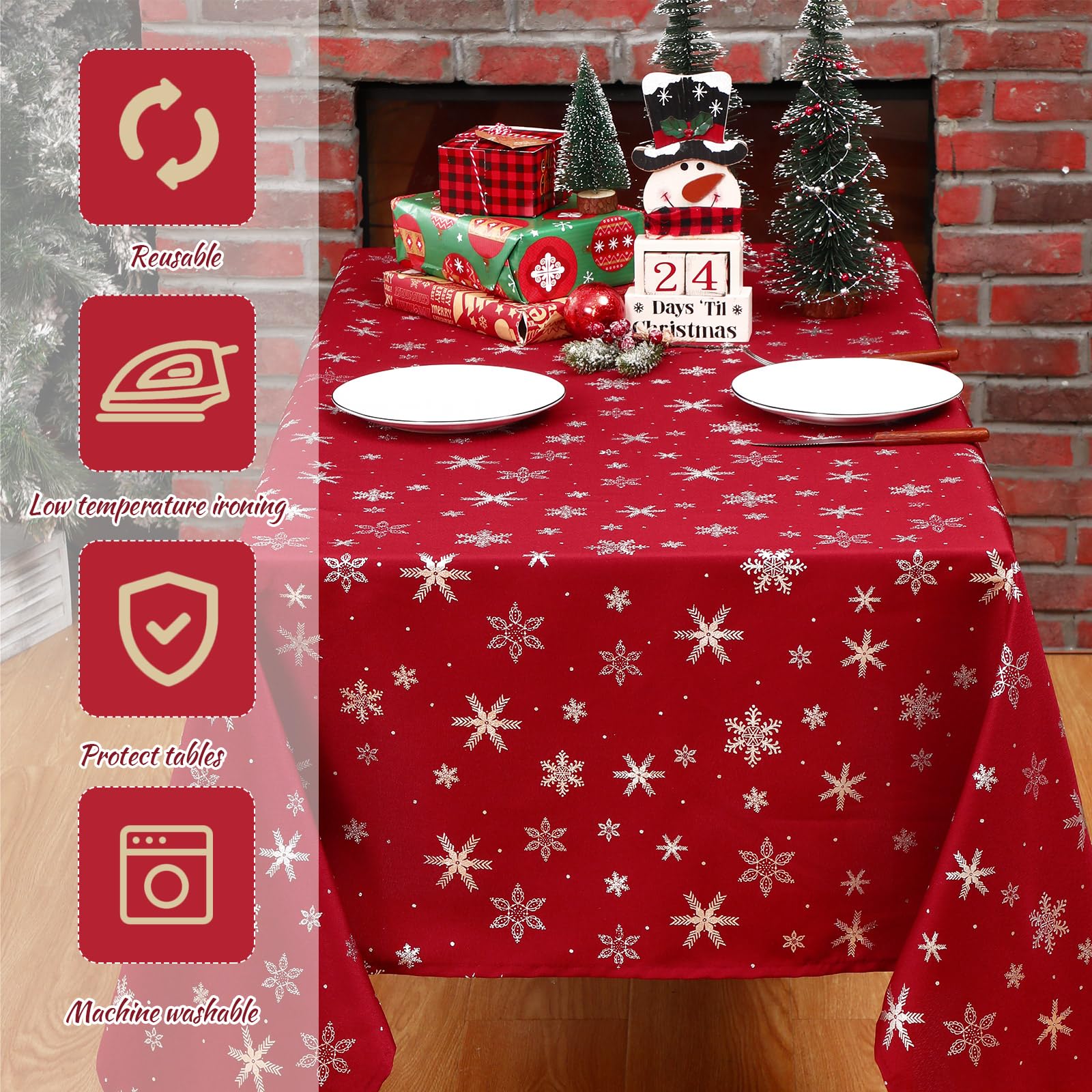 Mantel Mixweer para cenas festivas y reuniones familiares de invierno