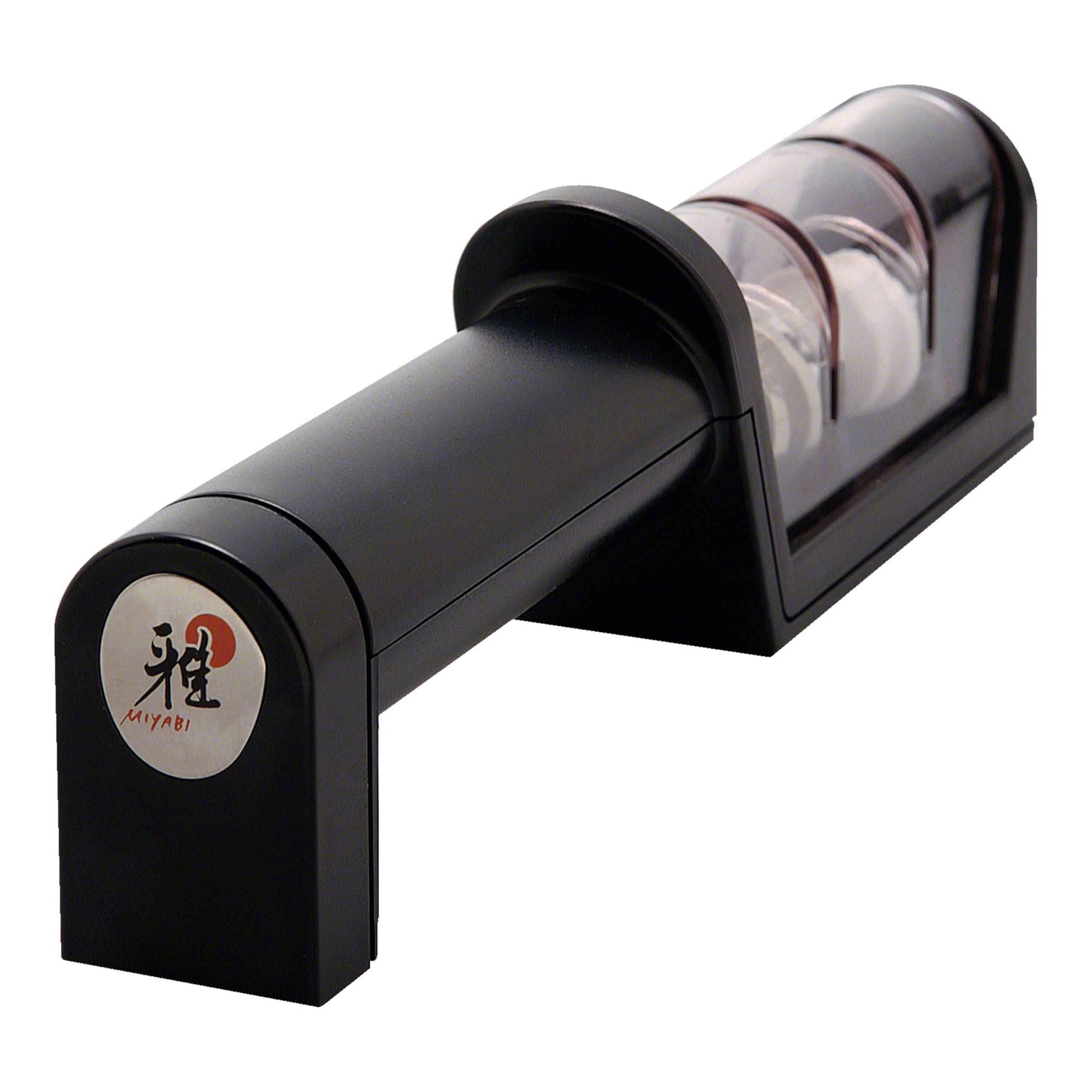 MIYABI afilador diamante-ceramico frente; mejora filo con precisión