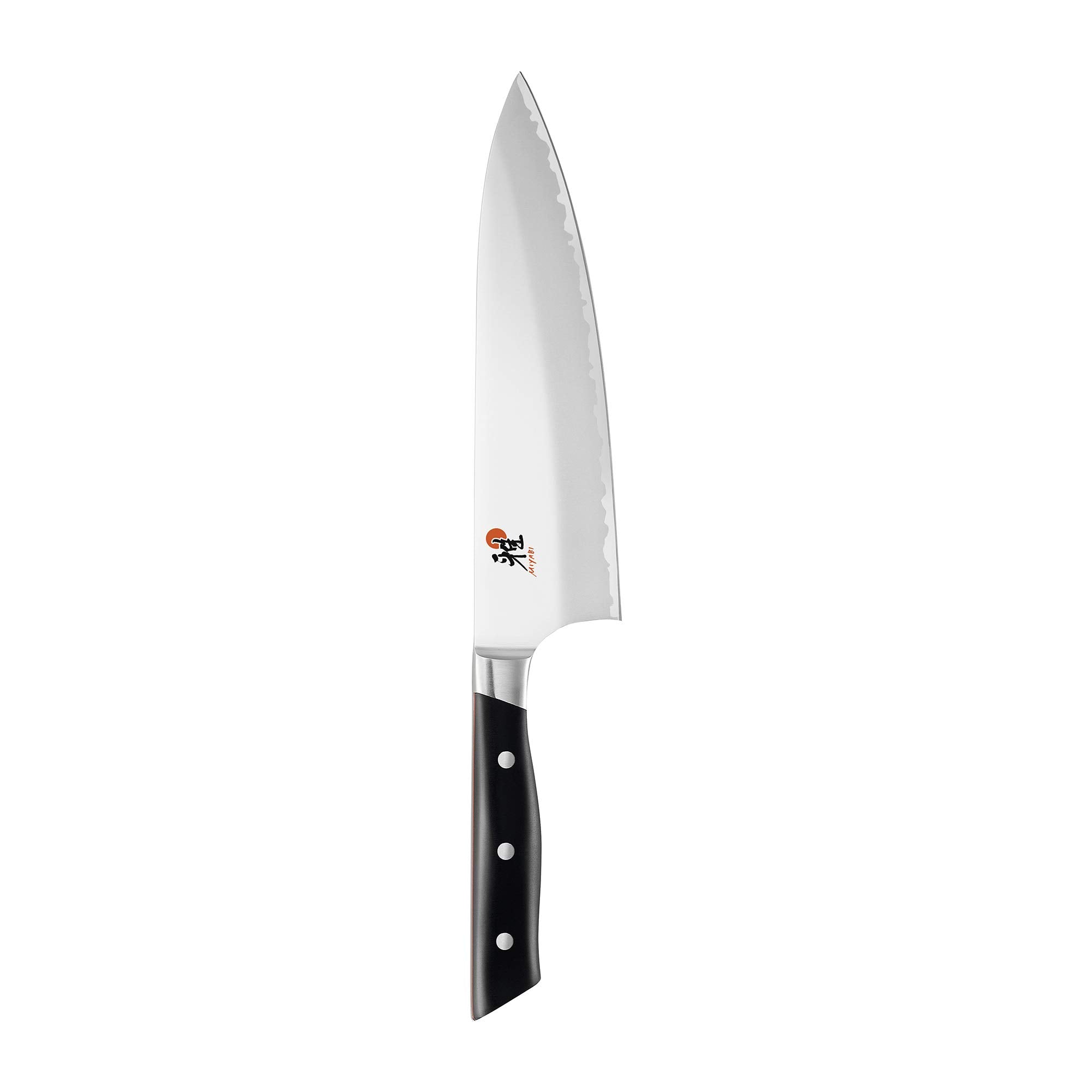 Cuchillo Miyabi Evolution 8 pulgadas, hoja Fc61, para cortes precisos y duraderos en la cocina.