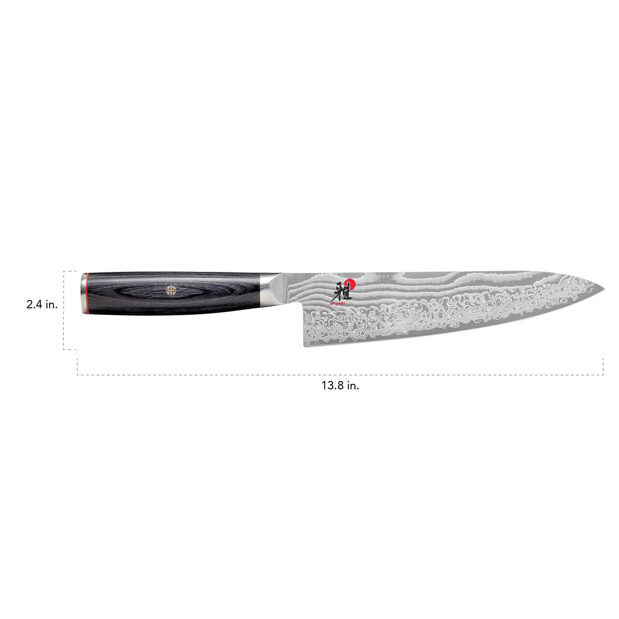 Miyabi Kaizen II núcleo FC61 acero, filo estable para cortes finos