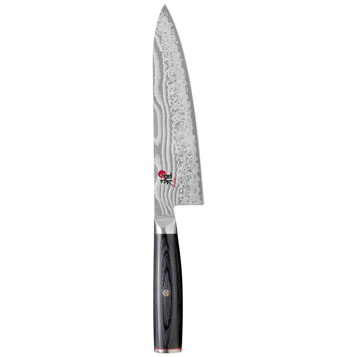 Miyabi Kaizen II cuchillo chef 8 pulgadas hoja damascena, precisión para verduras