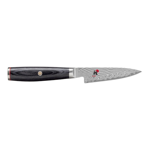 Cuchillo Miyabi Kaizen II para pelar, mango de pakkawood ergonómico para precisión.