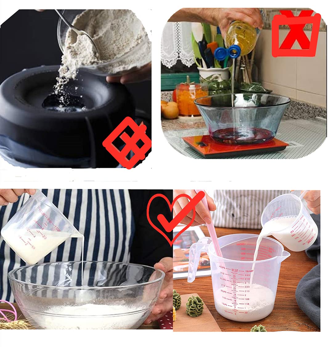 MIZORLIE: taza 250ml, capacidad de 1 taza, tamaño ideal para recetas pequeñas.
