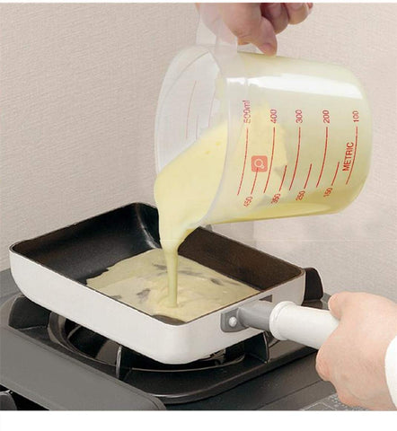 MIZORLIE: taza 500ml, capacidad de 2 tazas, agarre cómodo para verter.
