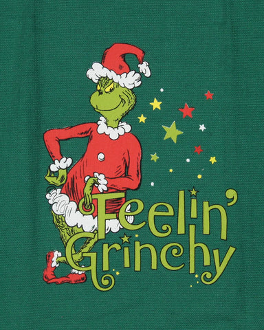Conjunto Grinch de cocina de MJC con gancho para colgar.