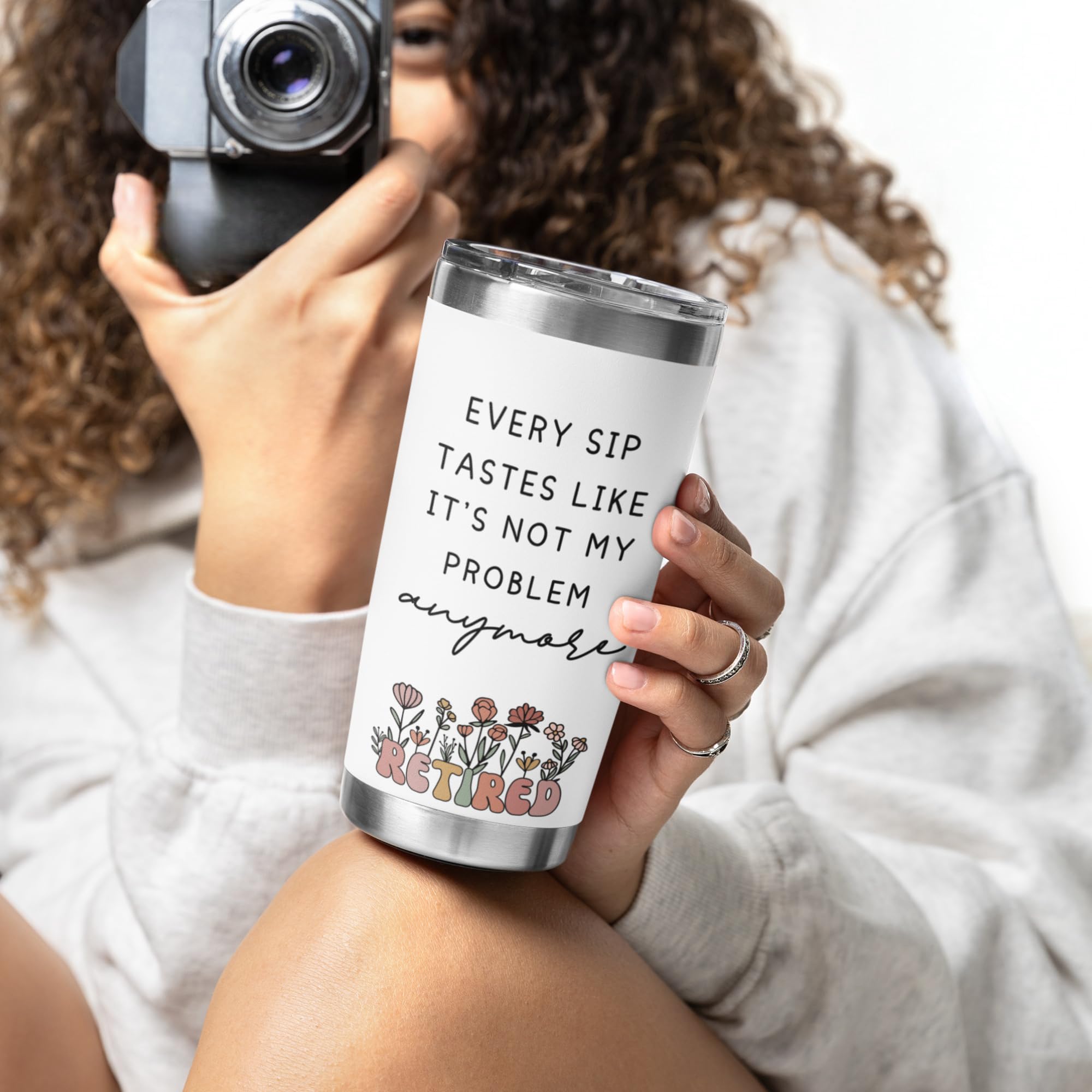 MJZAKEFR taza 20oz tamaño cómodo para llevar al trabajo