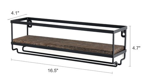 Mkono instalacion estante vino pared facilita exhibicion y uso