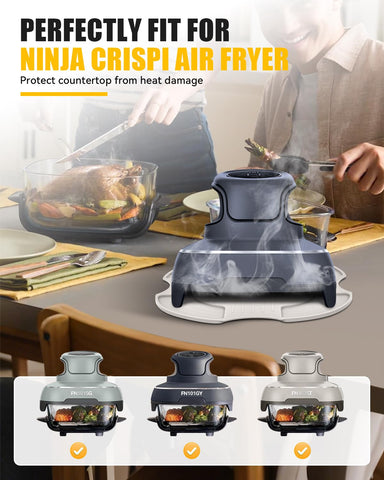 MMH almohadilla silicona lavable para Ninja Crispi facilita limpieza