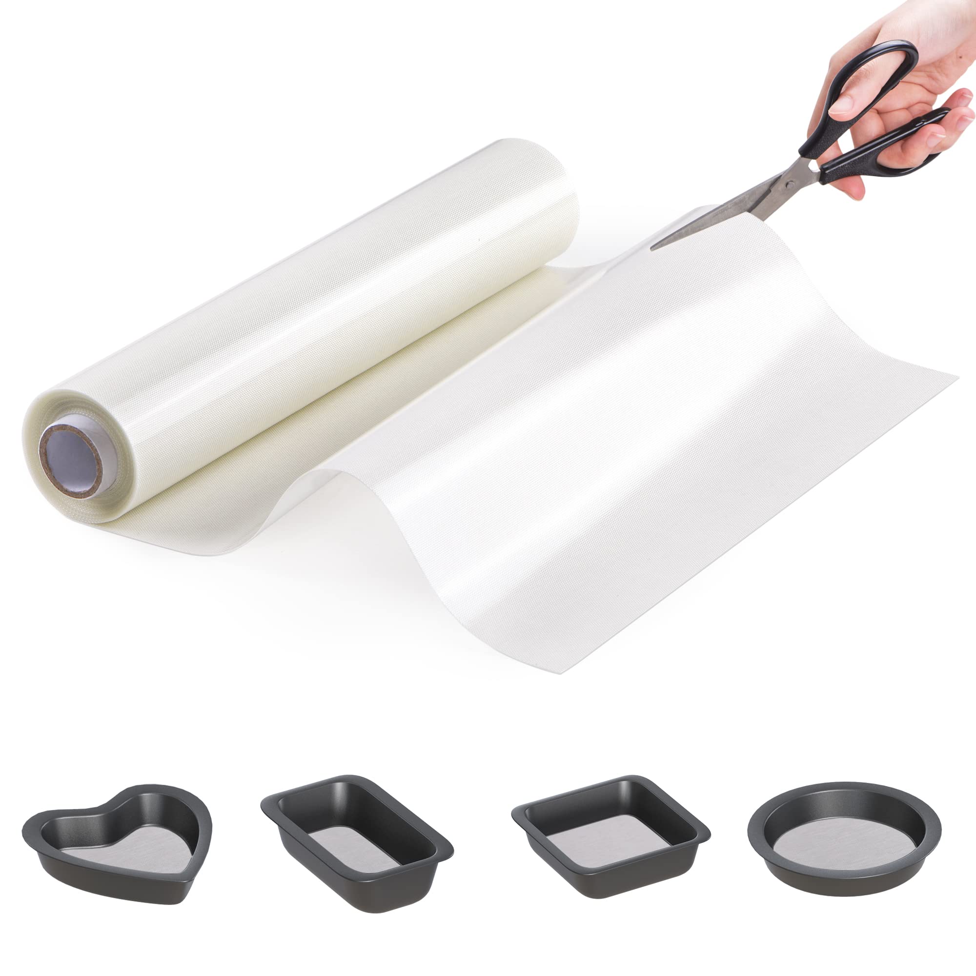 MMMAT rollo de silicona para hornear ofrece superficie antiadherente reutilizable.