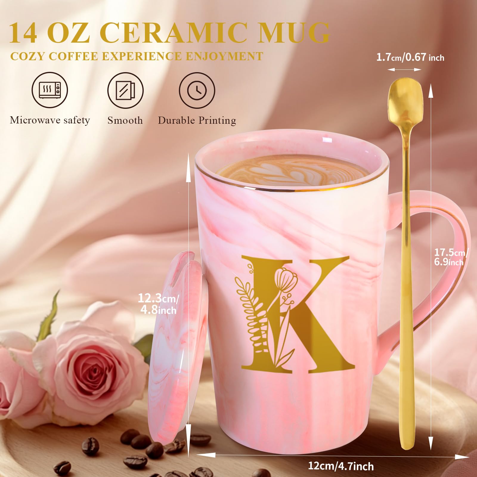 MNZZ taza apta para microondas mantiene la temperatura estable.