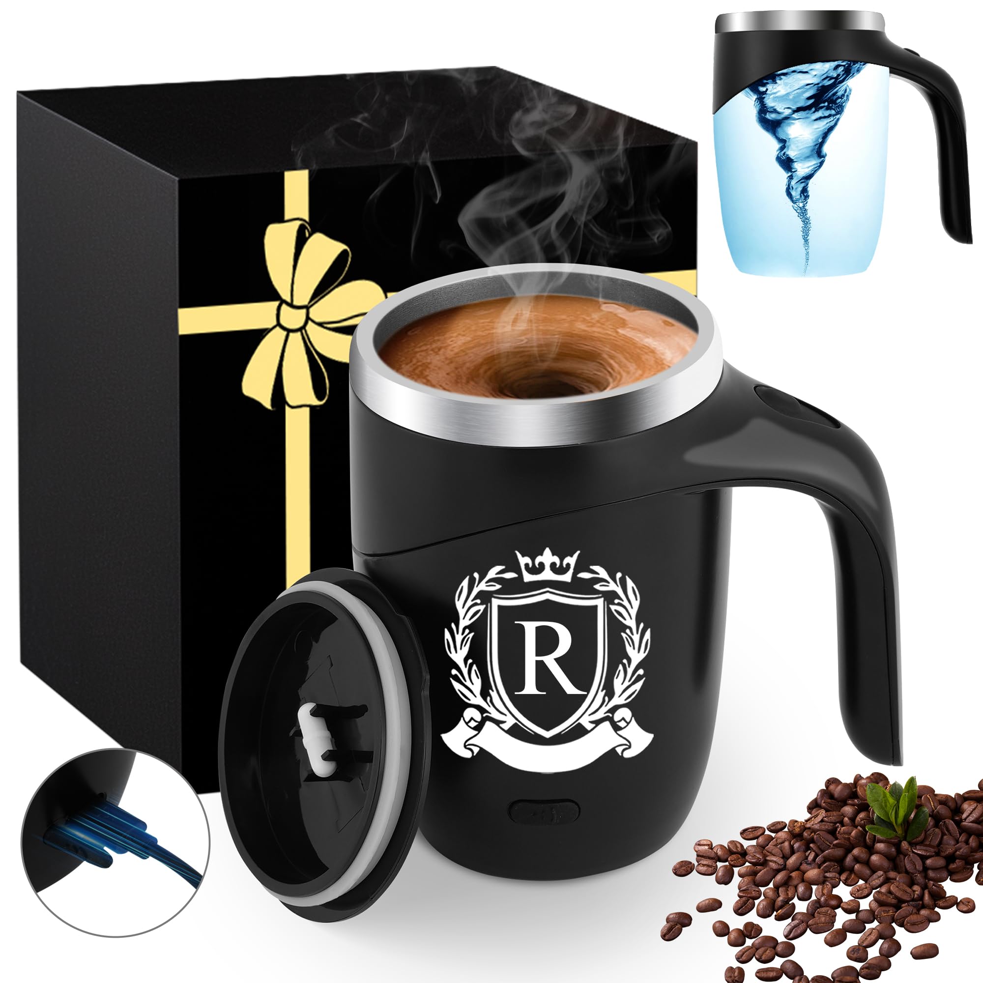 MNZZ taza café ergonómica con agarre cómodo para uso diario y bebidas calientes