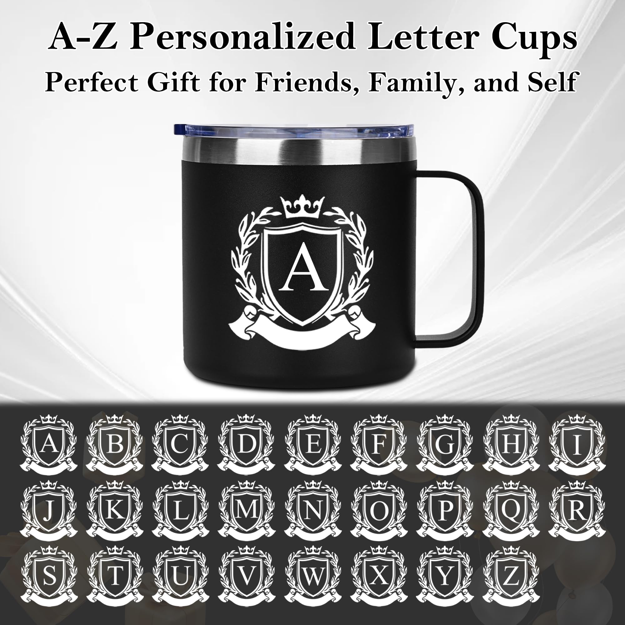 Taza MNZZ con doble pared, mantiene bebidas estables.