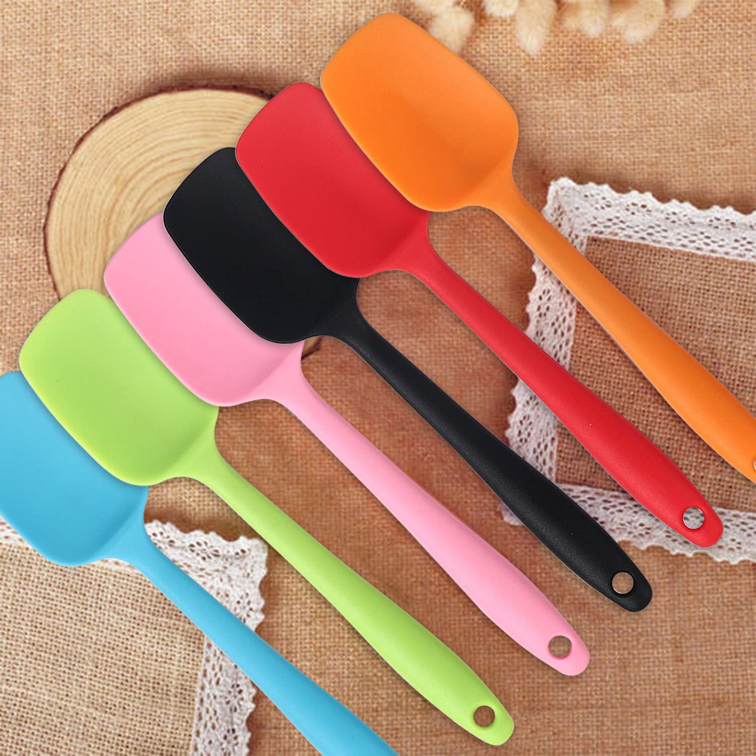 MOACC espátula silicona con interior de acero inoxidable, duradera y resistente