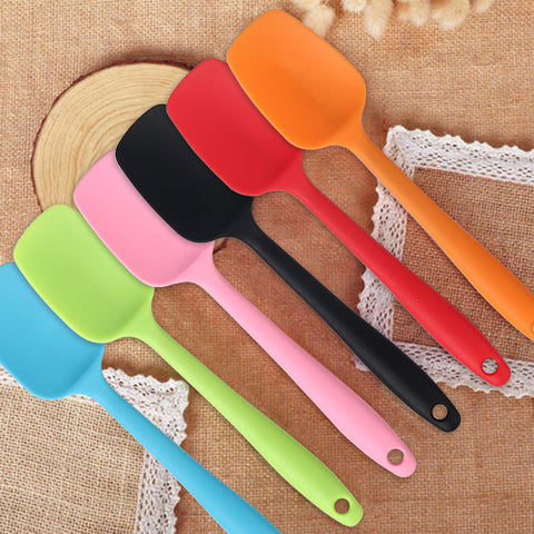 MOACC espátula silicona con interior de acero inoxidable, duradera y resistente