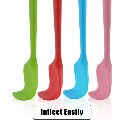 MOACC espátulas silicona 10,6 pulgadas mango ergonómico para agarre cómodo.