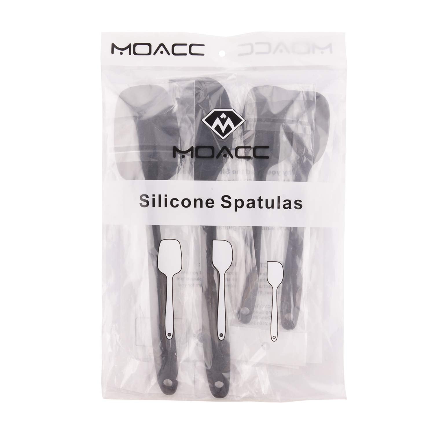 MOACC espátulas silicona, gancho colgante práctico para guardar