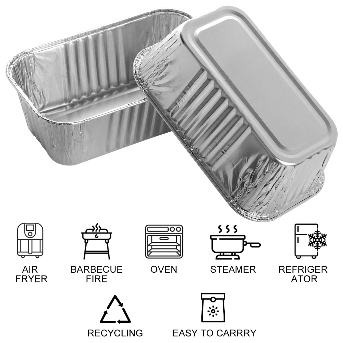 MOACOCK bandeja mini de aluminio resistente para pan y horneados