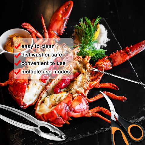 mobzio set mariscos para mesa, ideal para reuniones