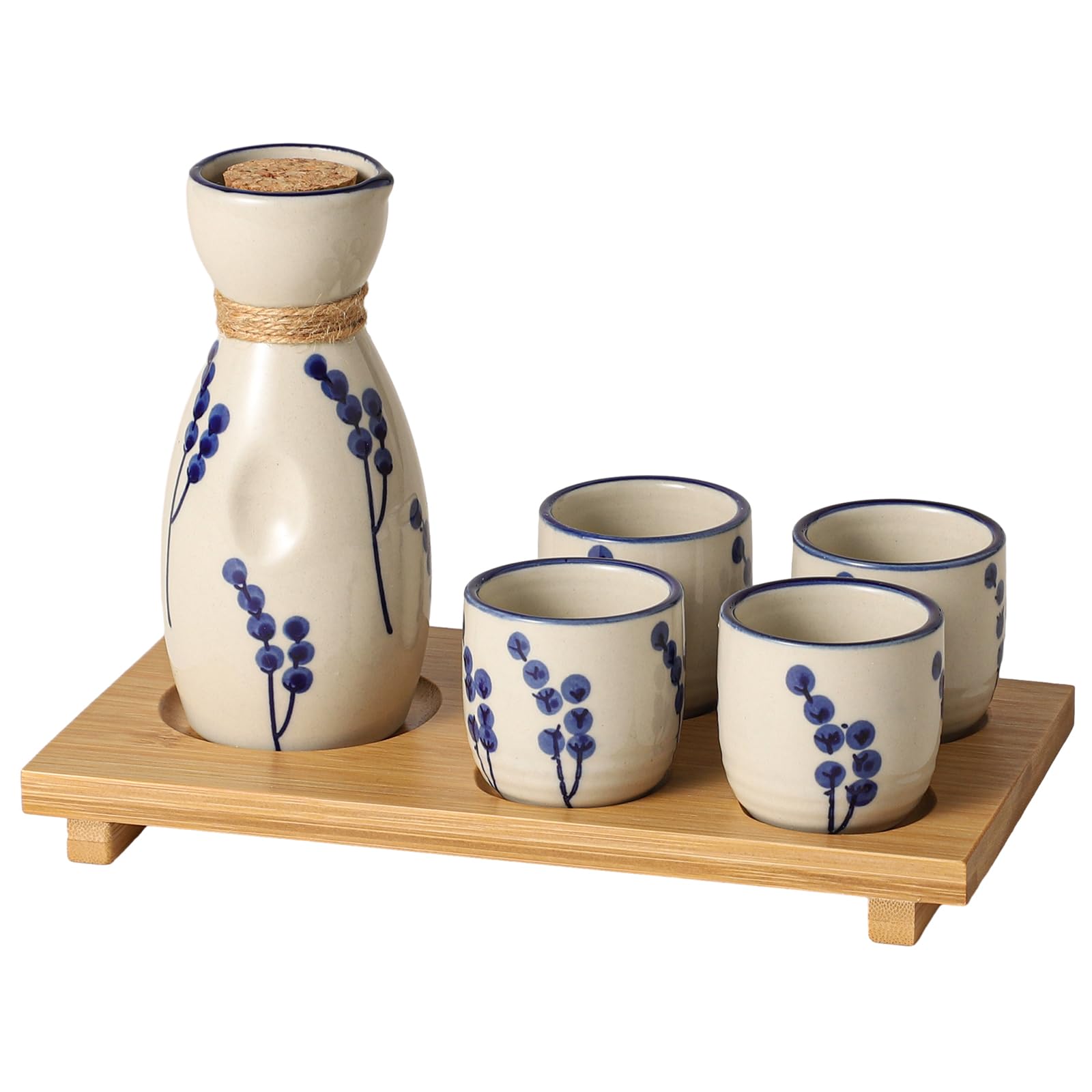 MOCERAKAI botella de sake cerámica para servicio elegante en casa