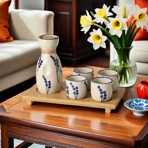 MOCERAKAI tazas de sake cerámicas para degustación social