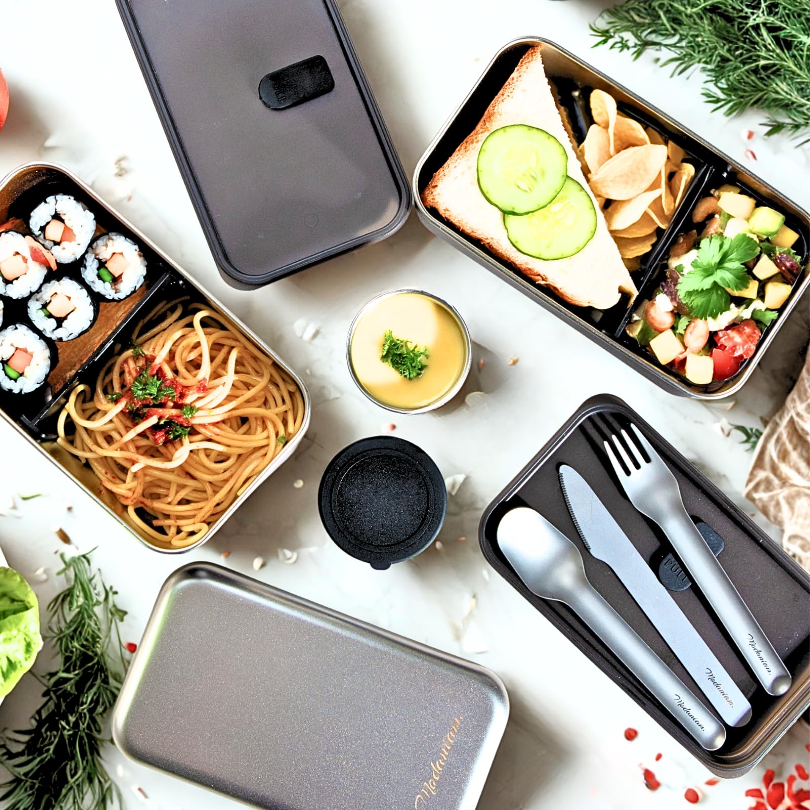 Modaniam Bento incluye contenedor para salsa para mayor versatilidad