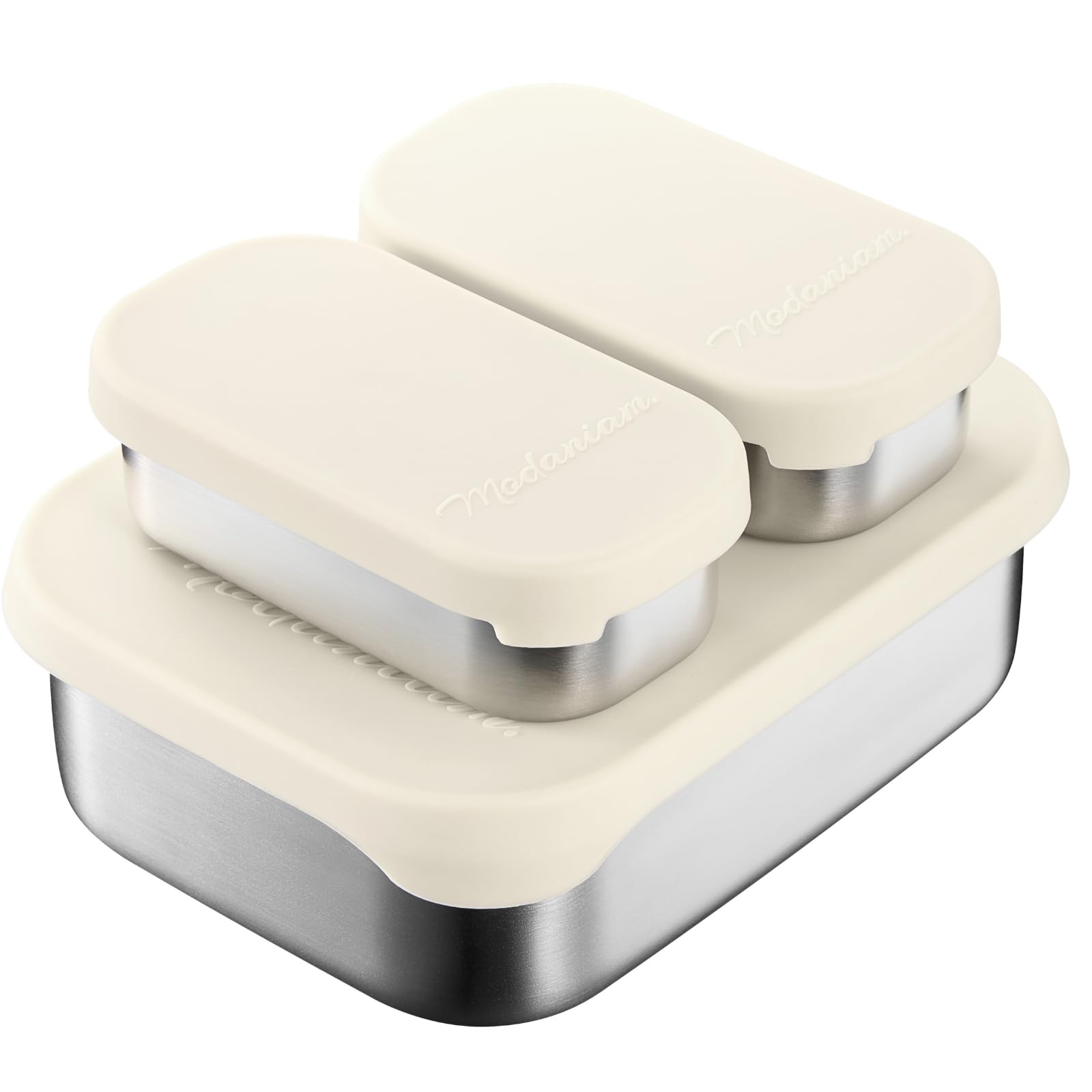 Modaniam caja-almuerzo inoxidable 27oz con vainilla mantiene la comida fresca