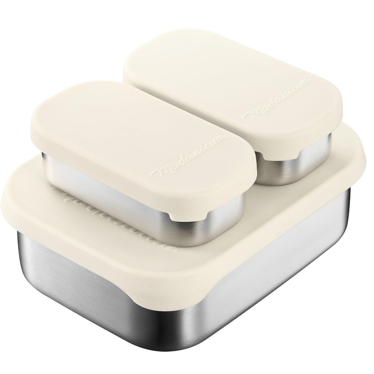 Modaniam caja-almuerzo inoxidable 27oz con vainilla mantiene la comida fresca