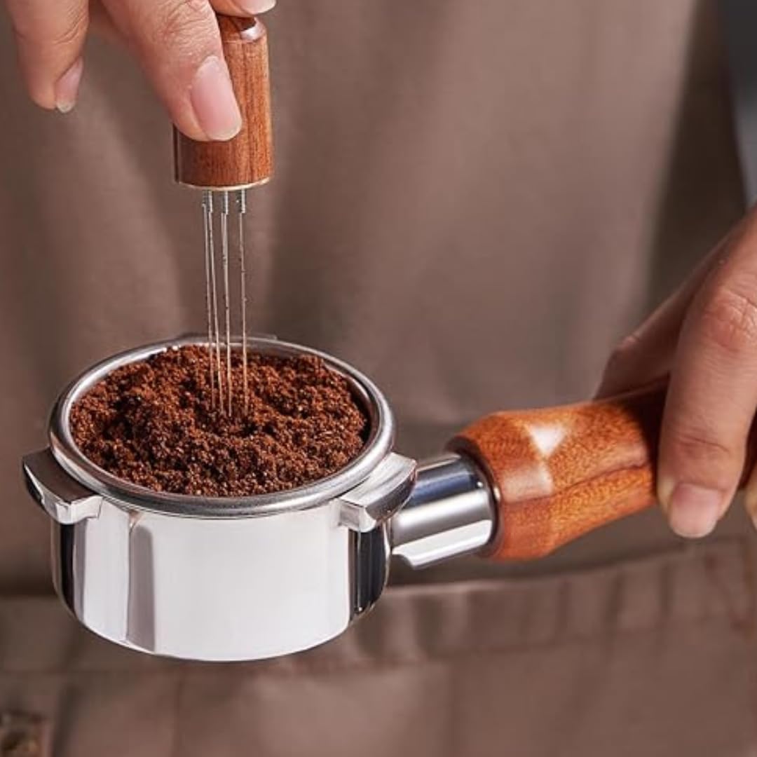 MODBARISTA kit 4 en 1 con acabado madera rojiza.