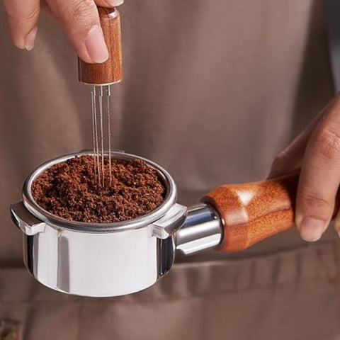 MODBARISTA kit 4 en 1 con acabado madera rojiza.