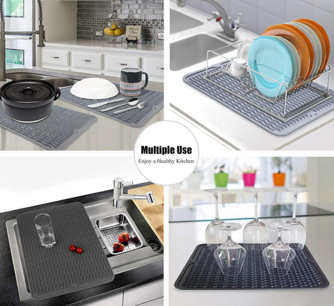 MODENGKONGJIAN alfombrilla multiusos para cocina, ideal para secado, almacenamiento y más.