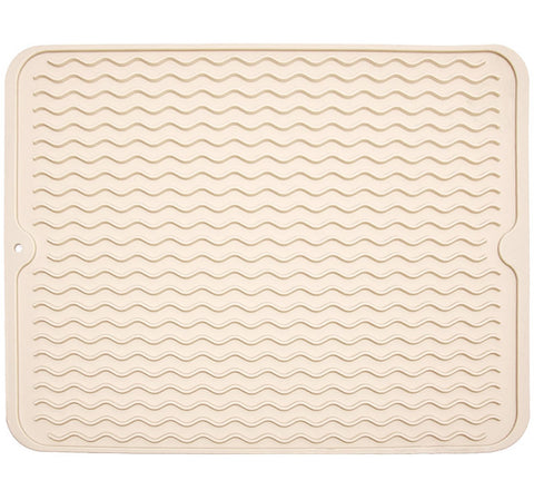 MODENGKONGJIAN alfombrilla de silicona para secar platos, secado rápido y seguro para la cocina.