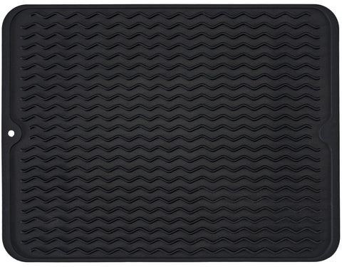 MODENGKONGJIAN tapete para secar platos 17x14, secado rápido y seguro.