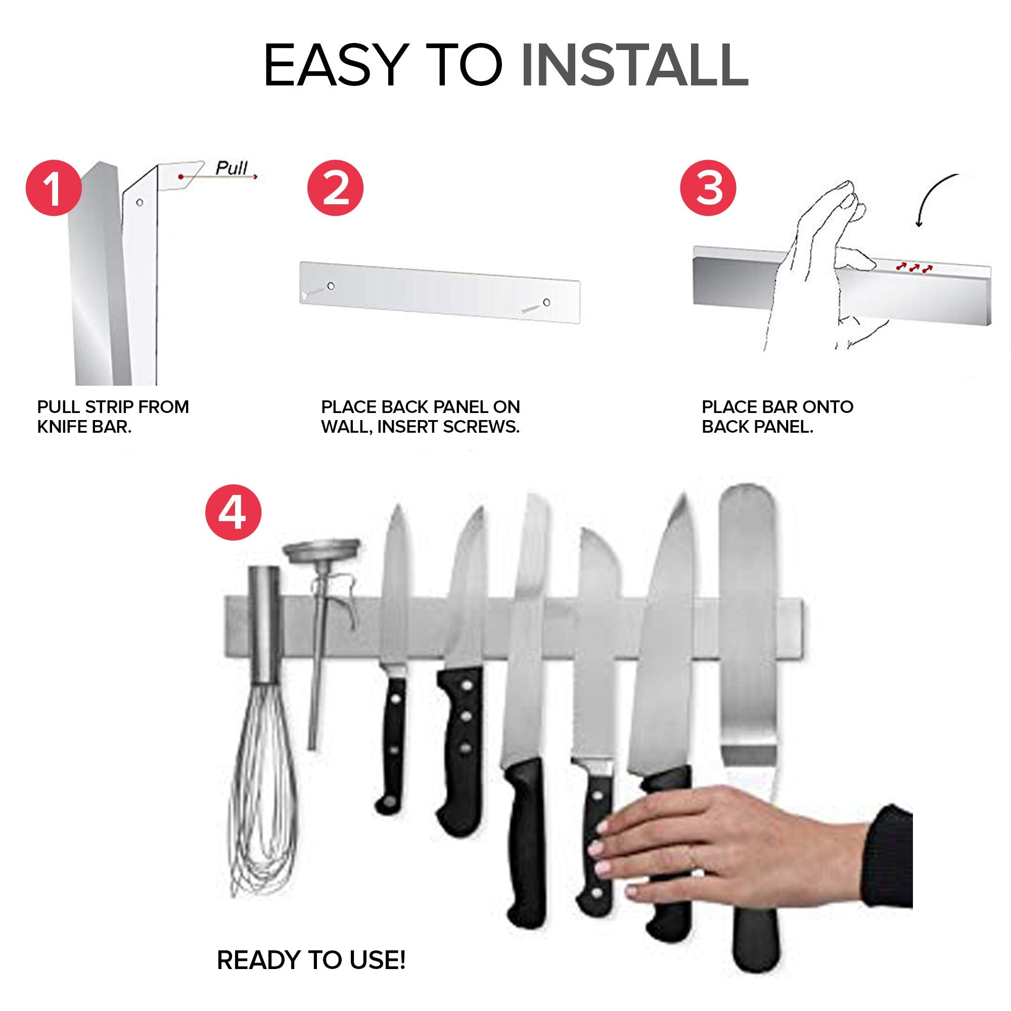 Modern Innovations instalación fácil con herrajes incluidos para montaje rápido