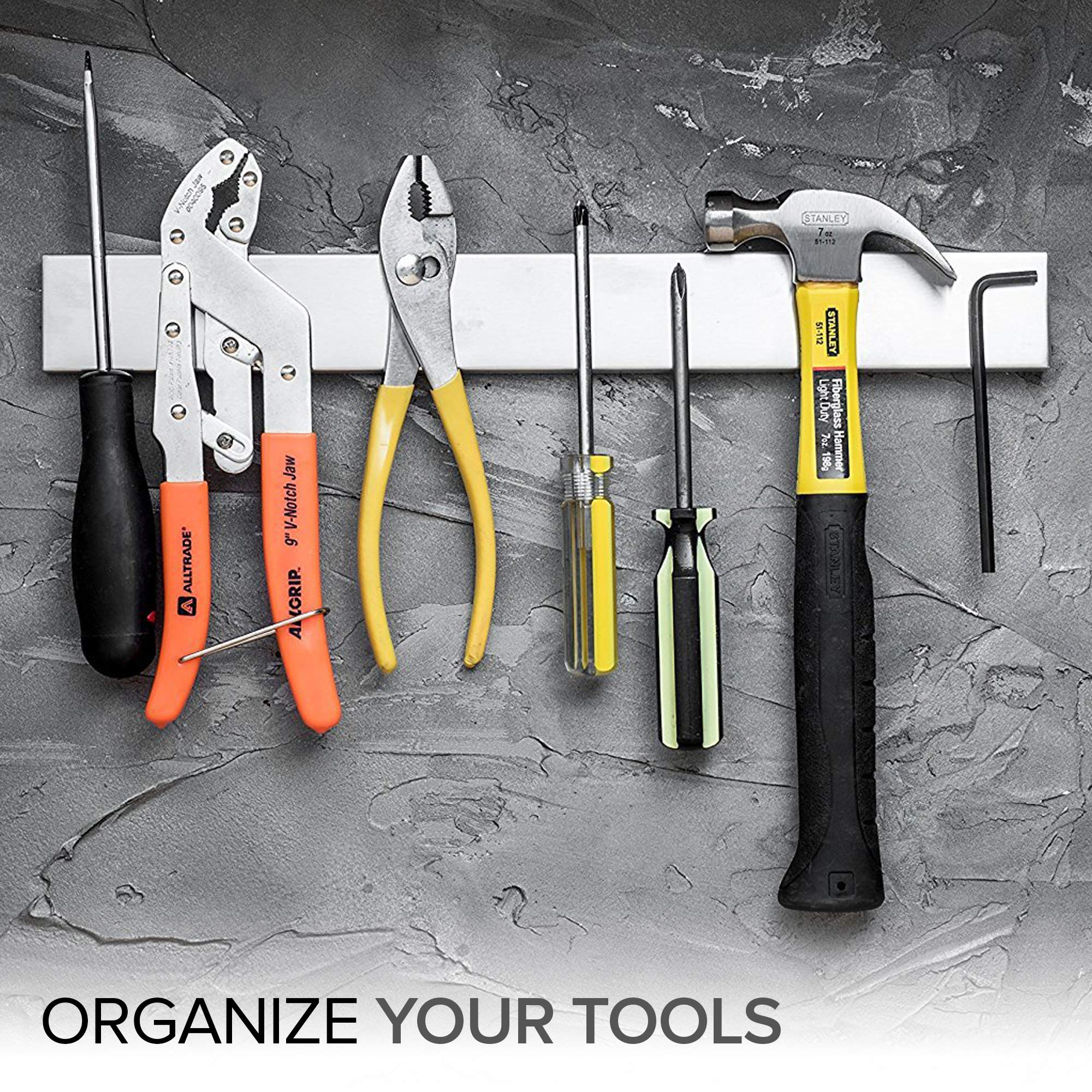 Modern Innovations organizador magnético para cuchillos y herramientas, ahorro de espacio