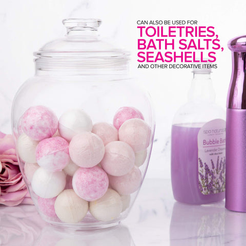 Modern Innovations tarro acrílico 128 oz, ideal para baño y organización