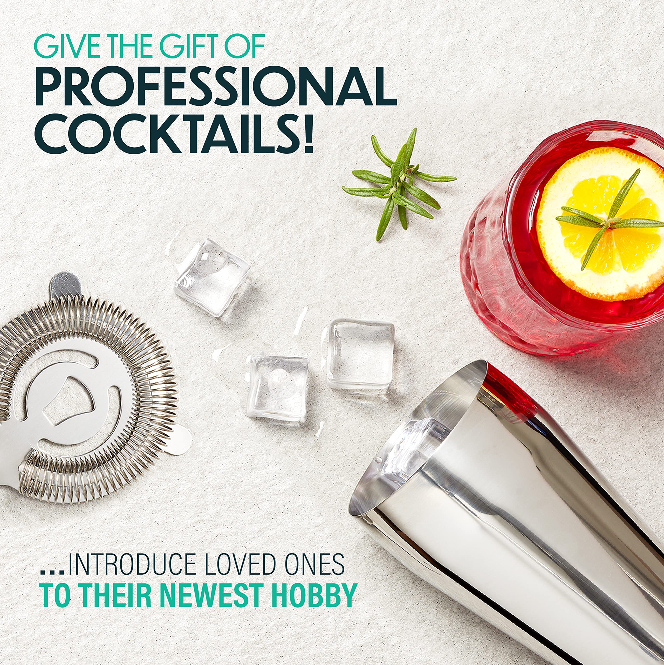 Cuchara de bar Modern Mixology para mezclar con control