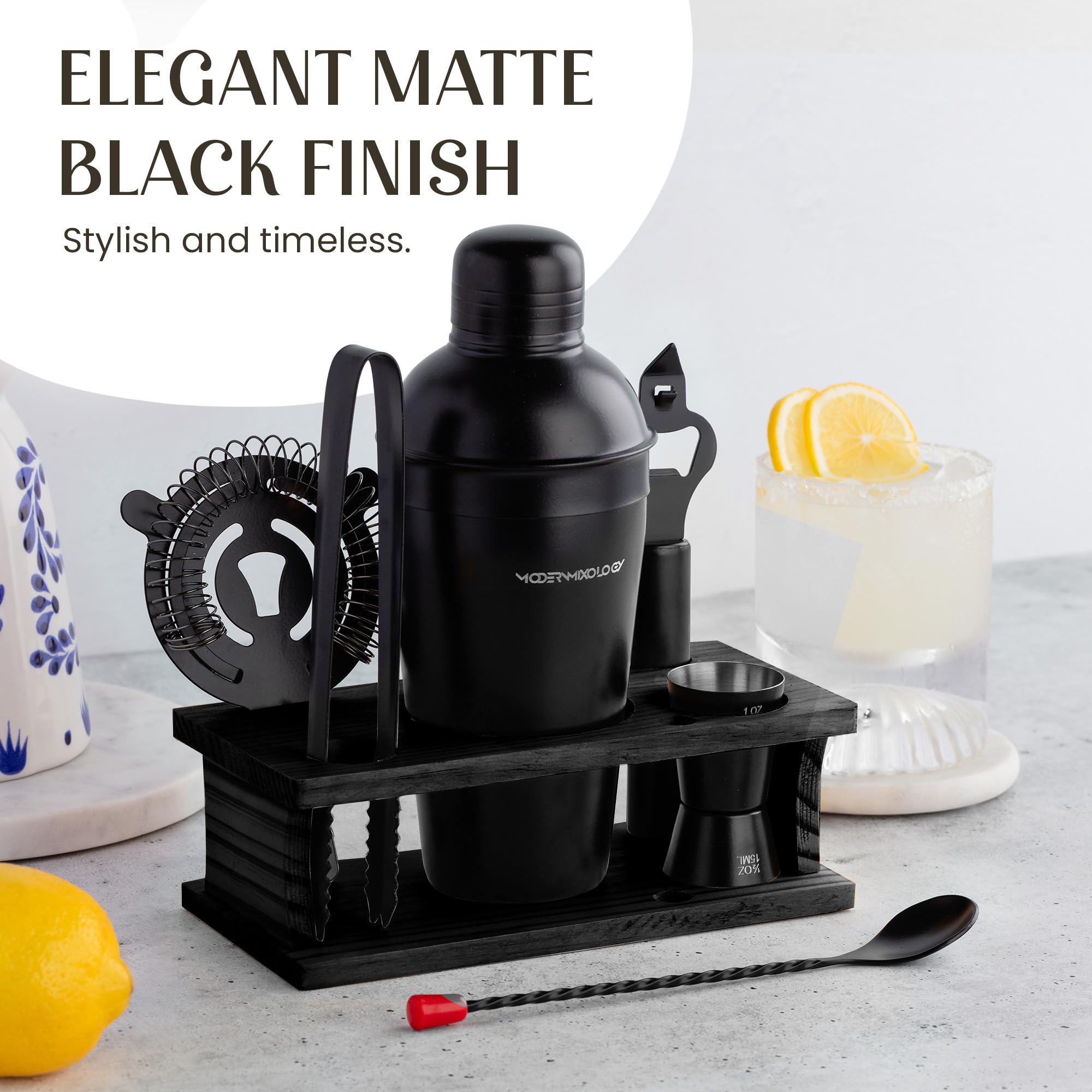 Cuchara de mezclar ergonómica de Modern Mixology