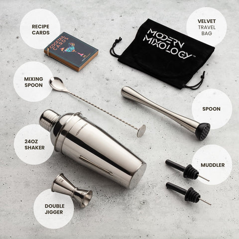 Modern Mixology medidores dobles 1oz y 0.5oz para trazos precisos