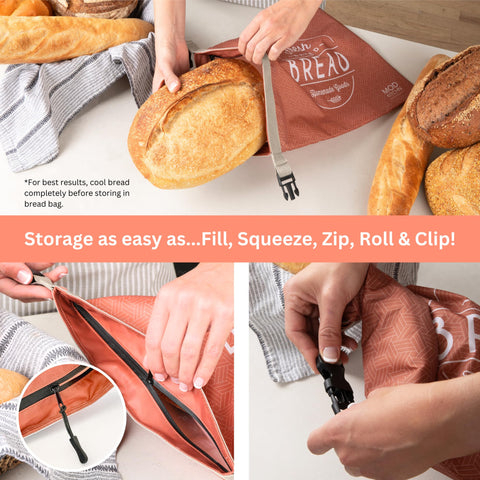 ModKitchn: bolsa para pan artesano que conserva la corteza crujiente.