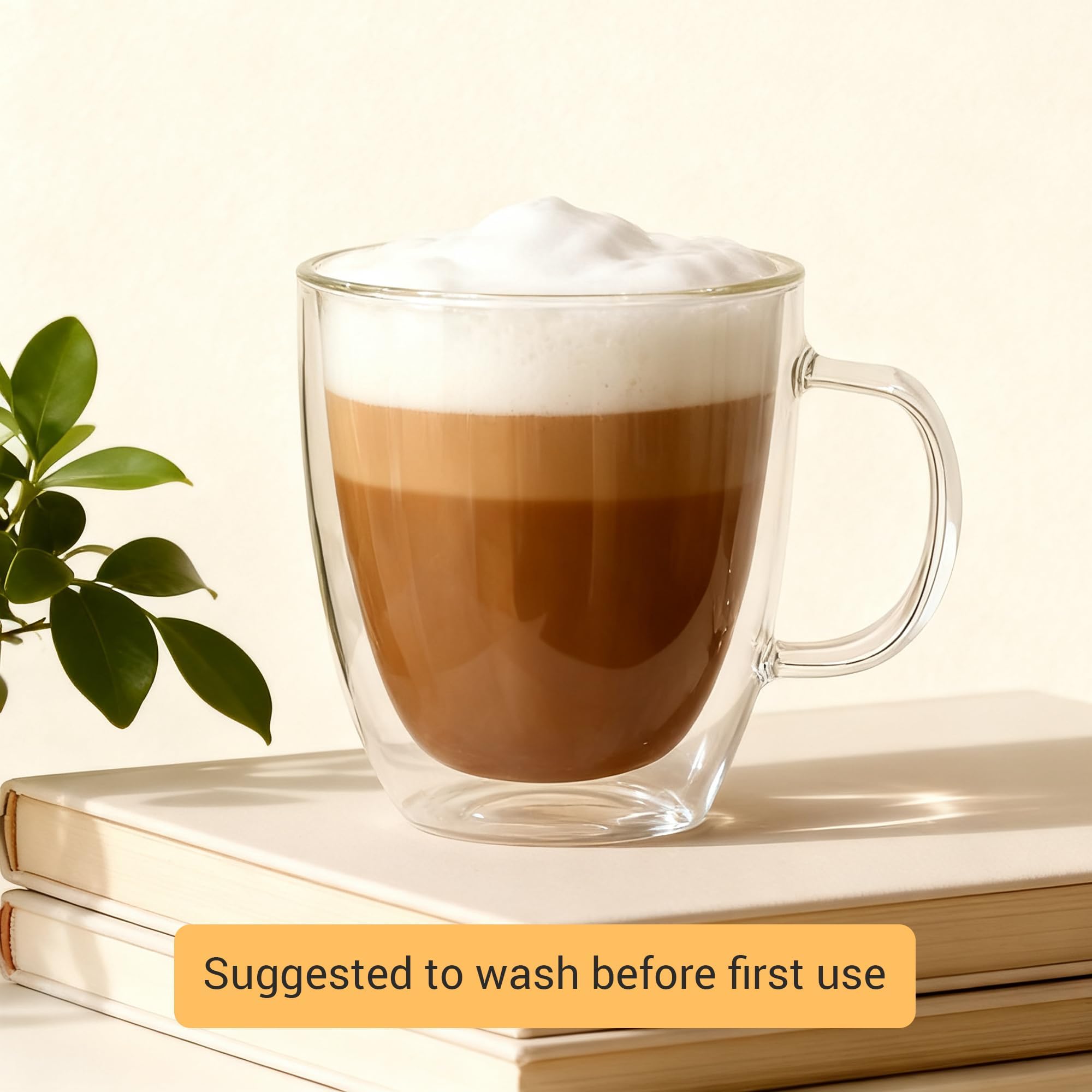 Modvera regalo ideal: tazas de vidrio doble para café y bebidas.