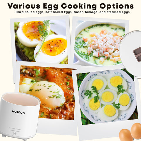 MOJOCO cocinador de huevos alarma y apagado automático.